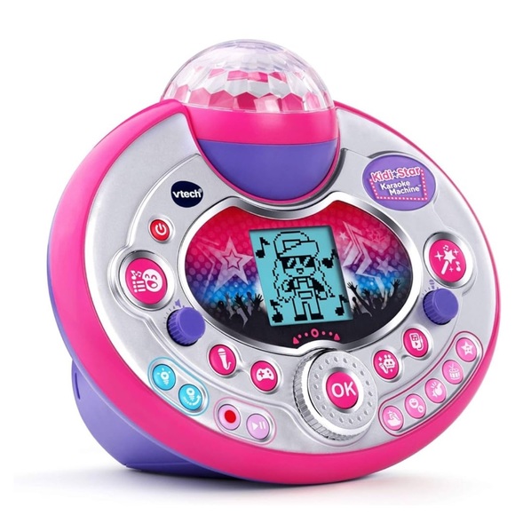 🎤 VTech // Kidi Star Karaoke Machine Pink/Purple (English Version) - Picture 2 of 3